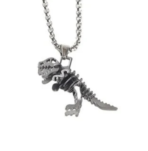 Dinosaur rex necklace - dinosaur,