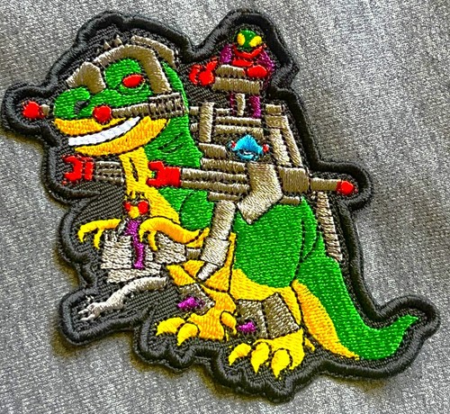 Dino riders embroidered logo - dino-riders,